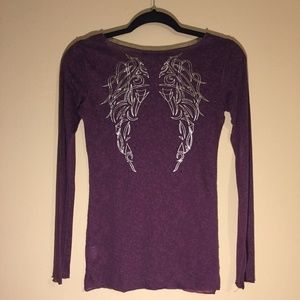 Purple Long Sleeve Top XS